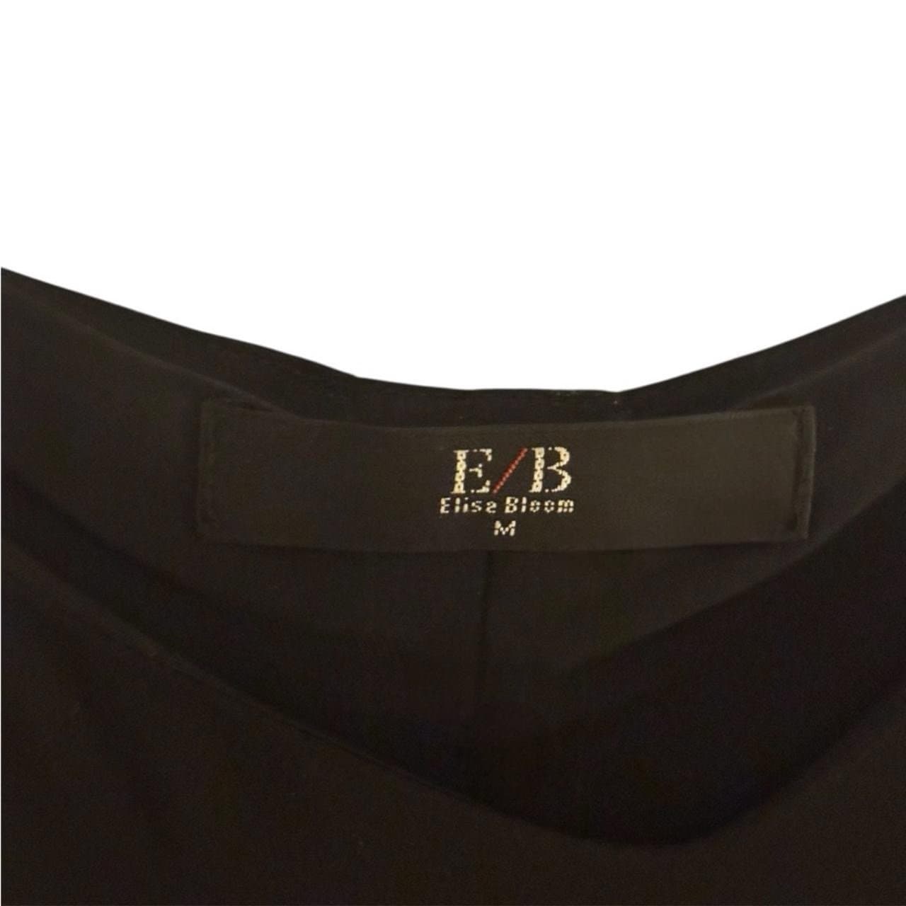 ELISE BLOOM Black & White Double Stripe Asymmetric Pleated Sides Maxi Dress Sz M - Thumbnail 6