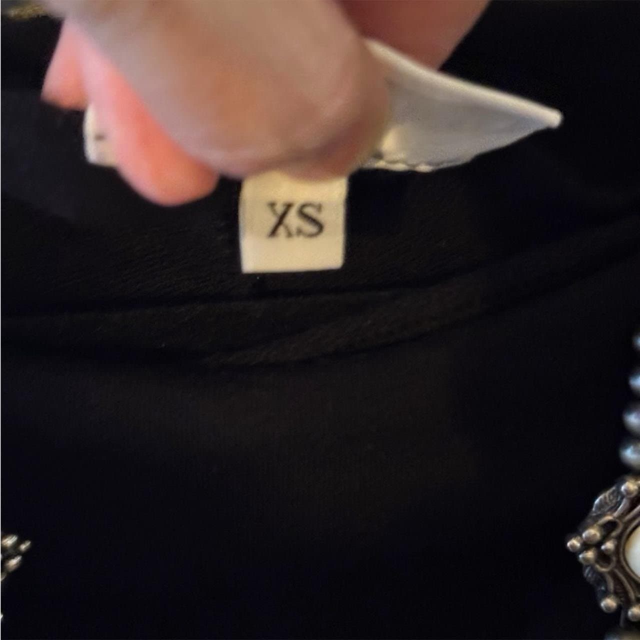 BRYN WALKER Black Boat Neck Dolman Half Sleeve Siro Rayon Maxi Dress Sz XS - XL - Thumbnail 6