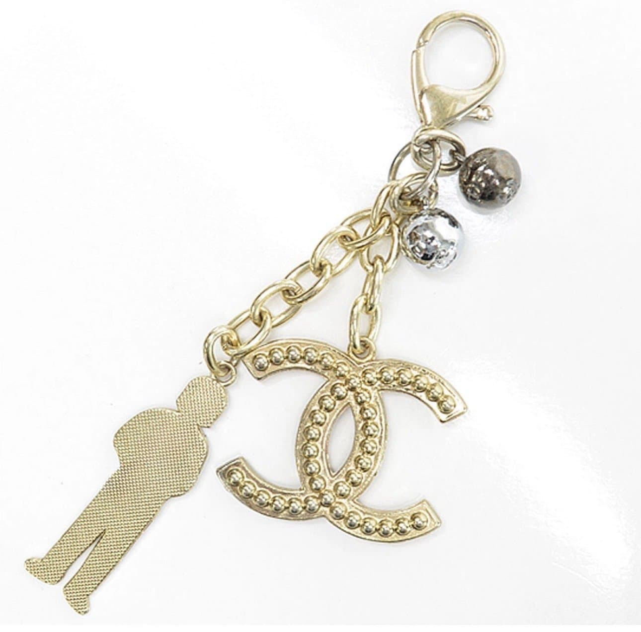 CHANEL 2010 Cruise Venice Bag Boy Cocomark Doll Charm from Keychain 3” - Thumbnail 5