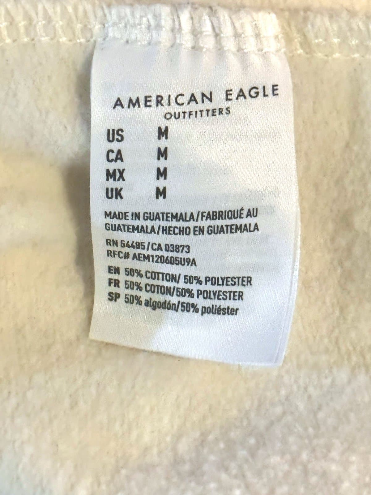 Rolling Stones x American Eagle Mustard & White International Licks Sweatshirt M - Thumbnail 5