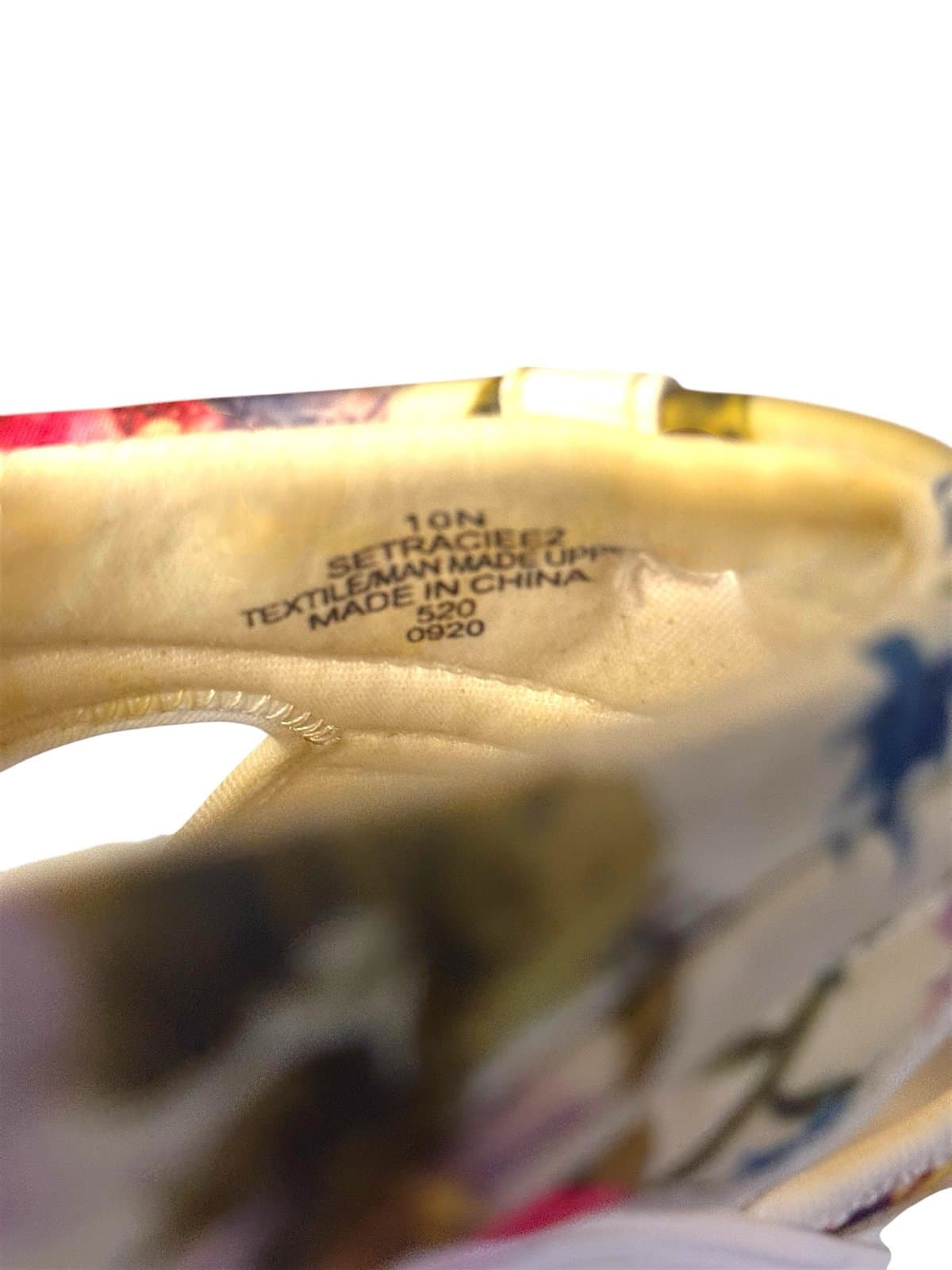 Easy Spirit White/Pink Floral Traciee Lightweight Flat Easy-On Sandals Sz 10N - Thumbnail 6