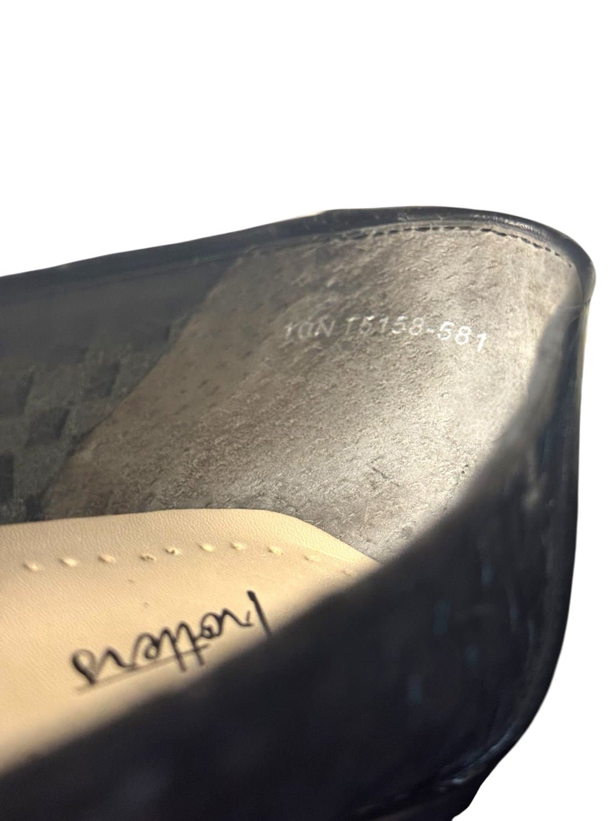 TROTTERS 00s Black Liz Woven Leather Loafers Sz 10N $110 - Thumbnail 6