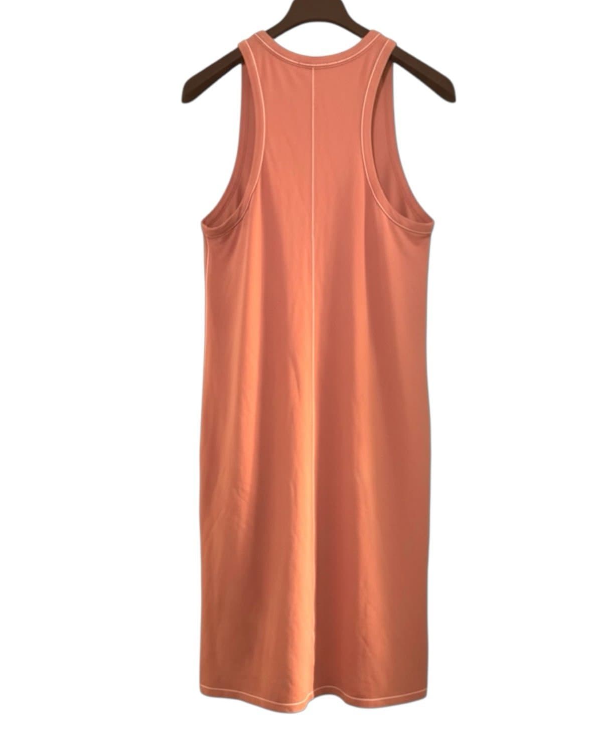 RAG & BONE Pale Rose Marlon Midi Tank Dress Sz L $225 - Thumbnail 4