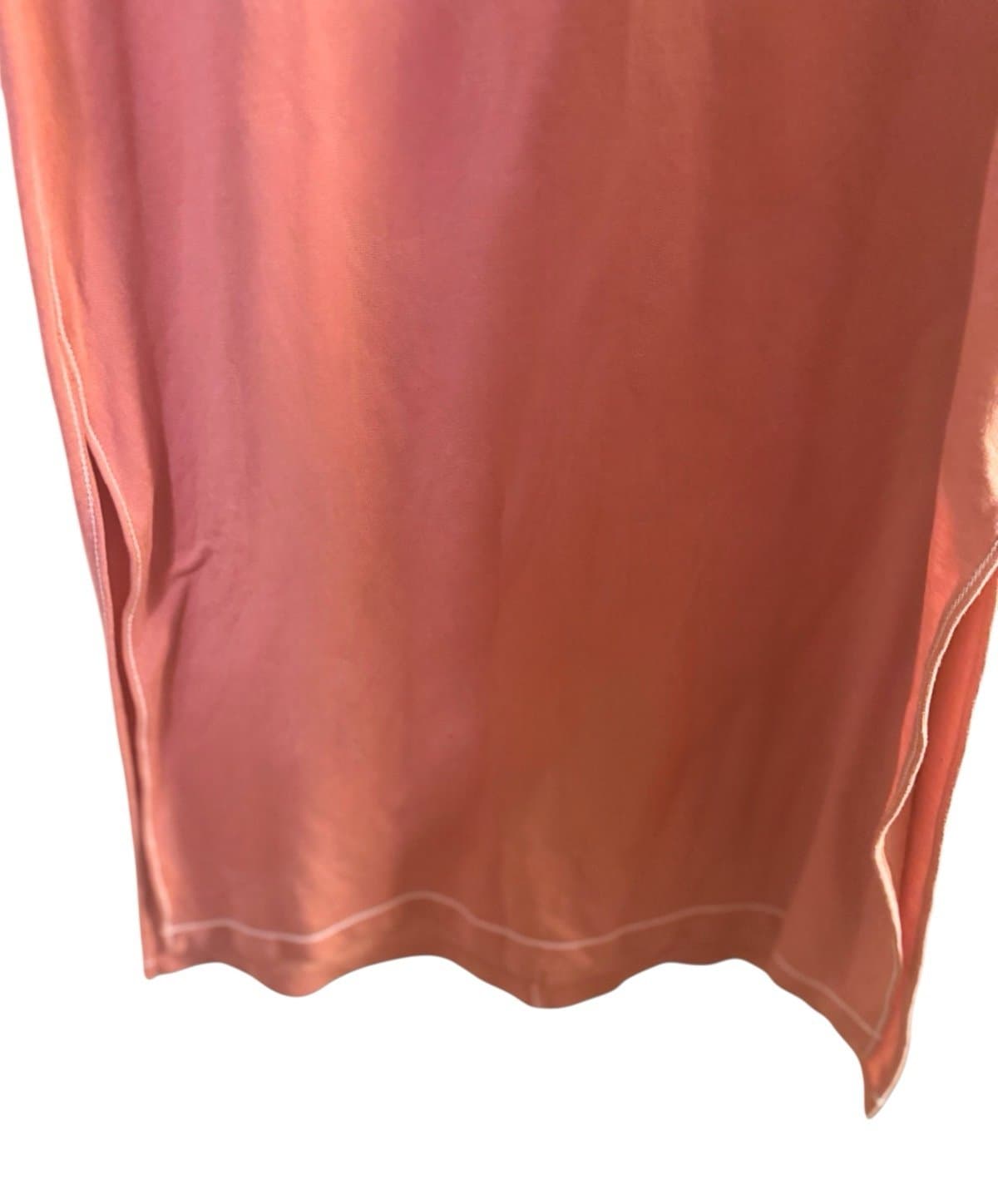 RAG & BONE Pale Rose Marlon Midi Tank Dress Sz L $225 - Thumbnail 3