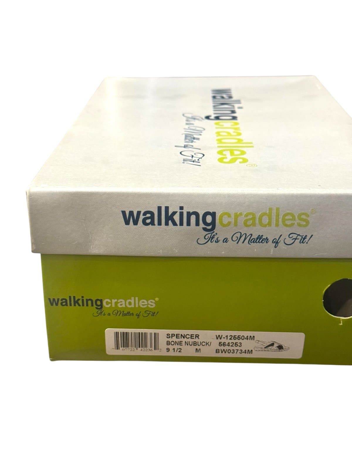 Walking Cradles Bone Nubuck Spencer Mesh Zipper Velcro Sandals Sz 9.5 $120 - Thumbnail 7