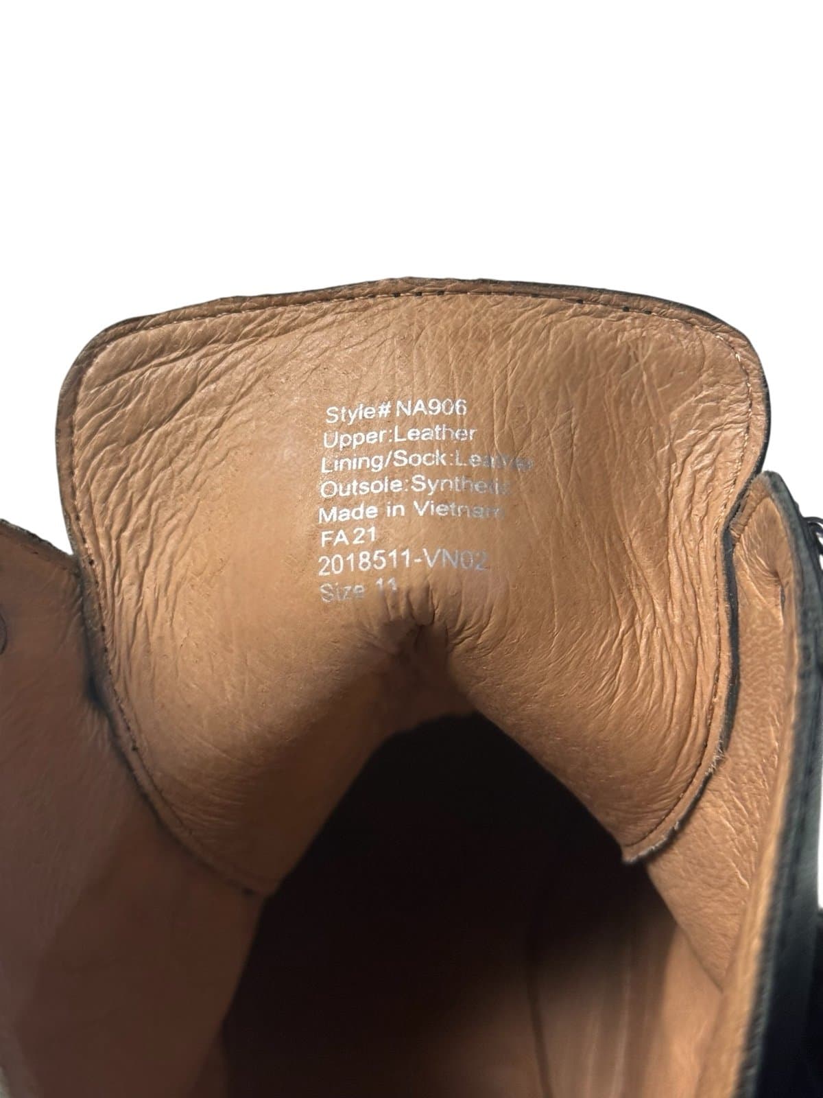 MADEWELL Black Leather The Julien Lace-Up Lugsole Boots Sz 11 $228 Sold Out - Thumbnail 6