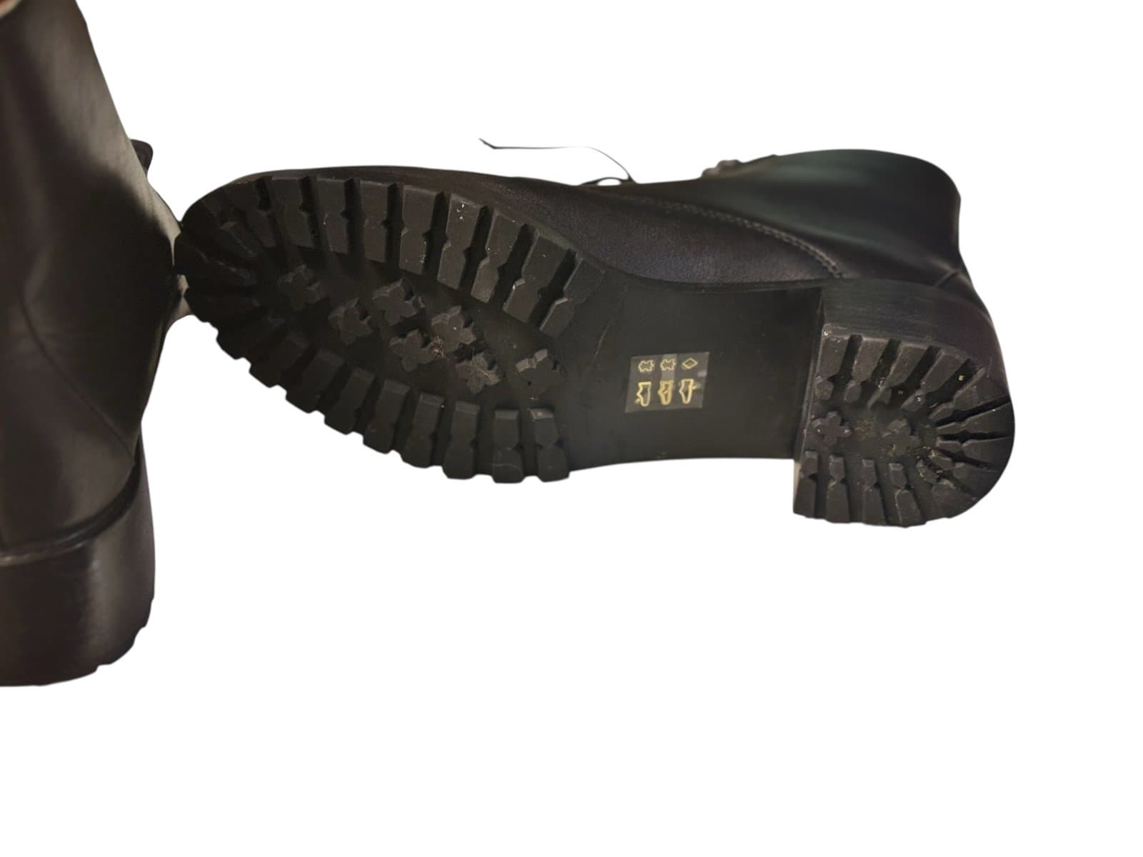 MADEWELL Black Leather The Julien Lace-Up Lugsole Boots Sz 11 $228 Sold Out - Thumbnail 5