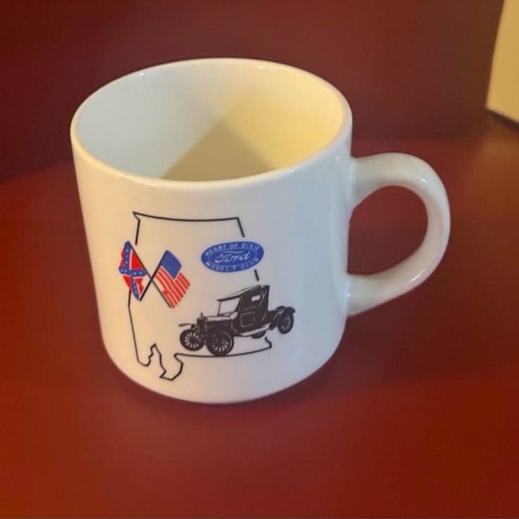 The Model T FORD Club 1991 35th Annual Tour Gulf Shores AL Porcelain 10oz Mug - Thumbnail 3