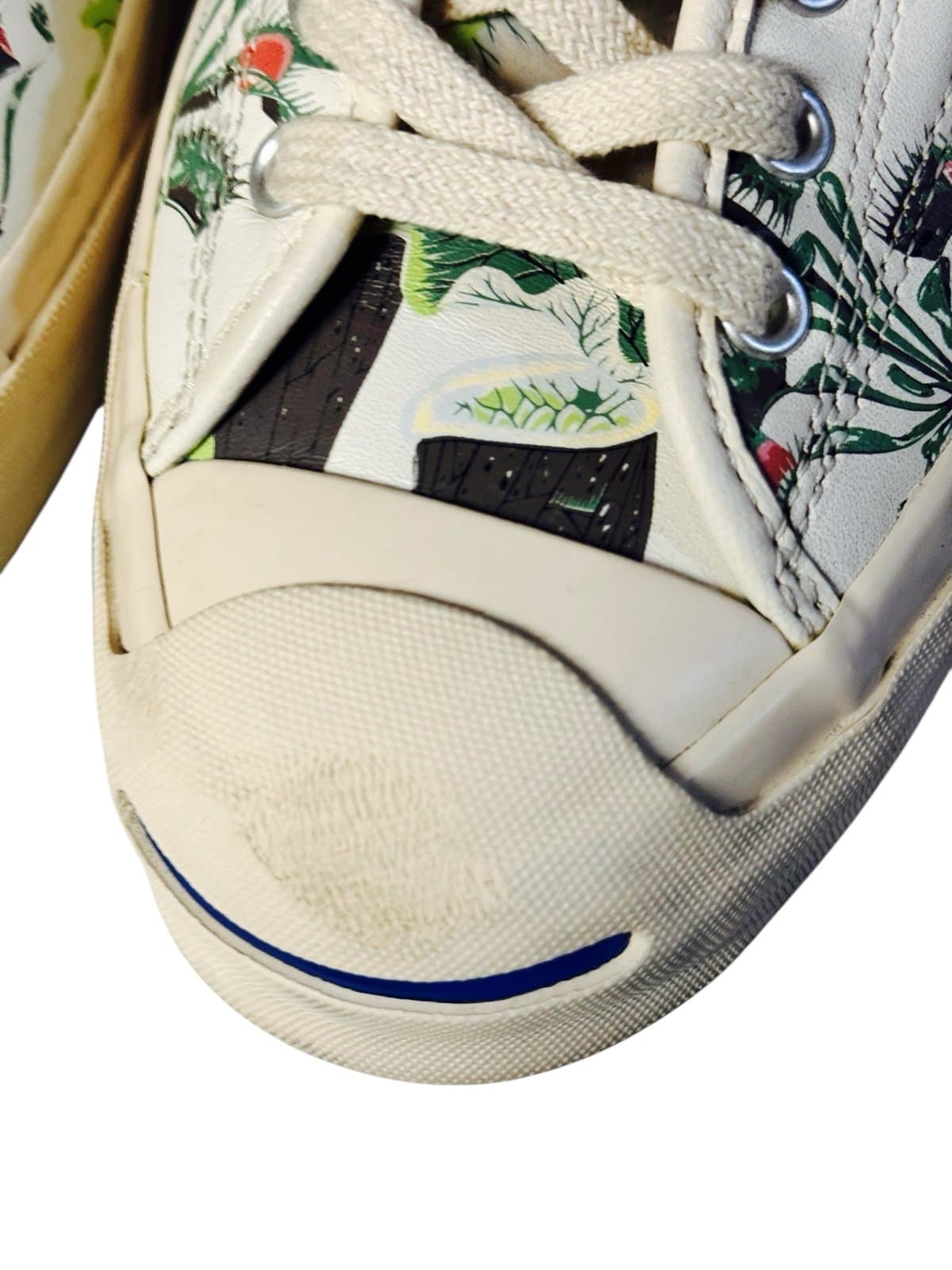 Converse Jack Purcell Signature Jetstream Carnivorous Print Sneakers Sz 9.5M 11W - Thumbnail 6