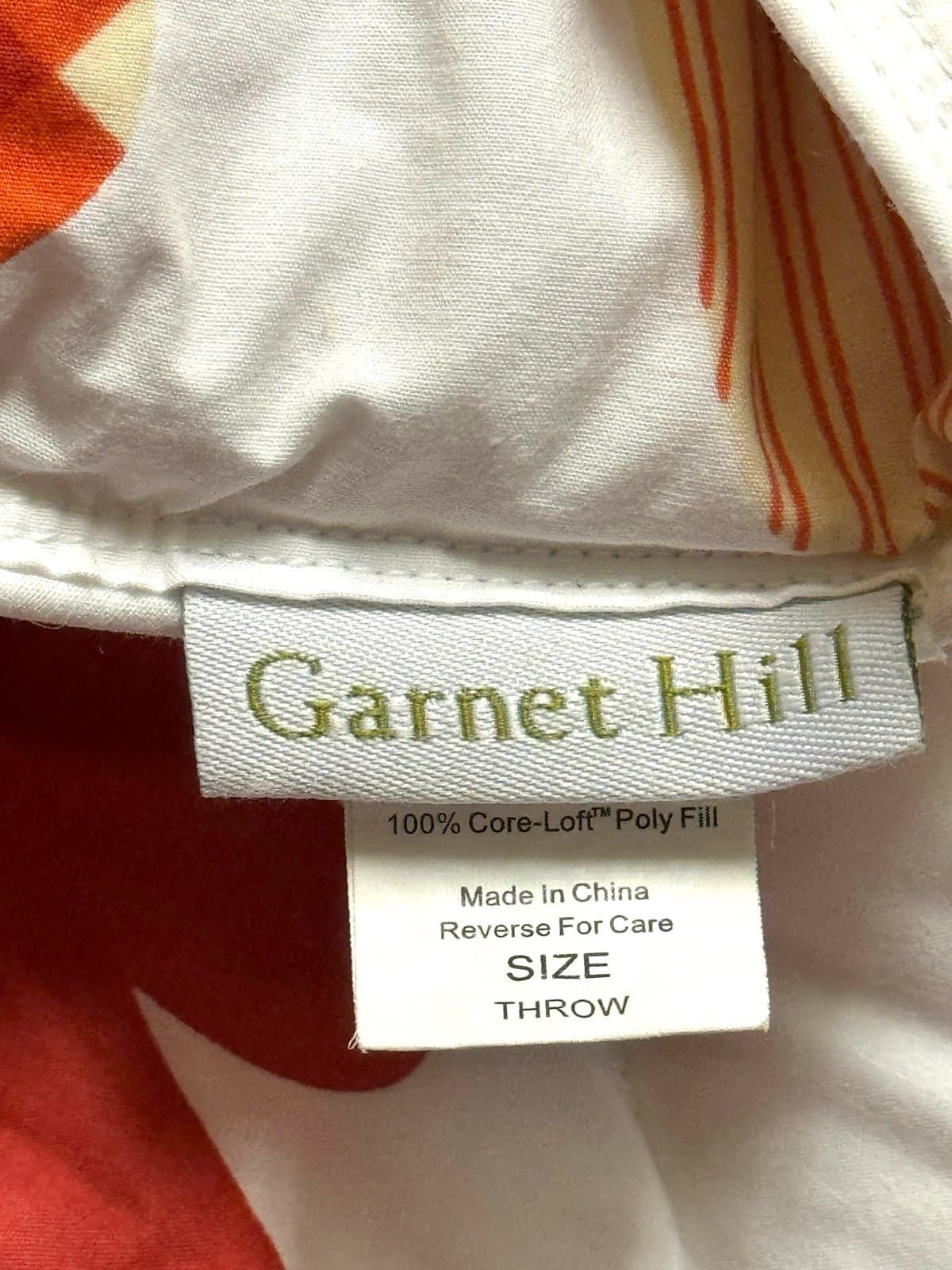 GARNET HILL Vintage Merry Chris-moose White/Red Quilted Throw Blanket 52x70” - Thumbnail 2