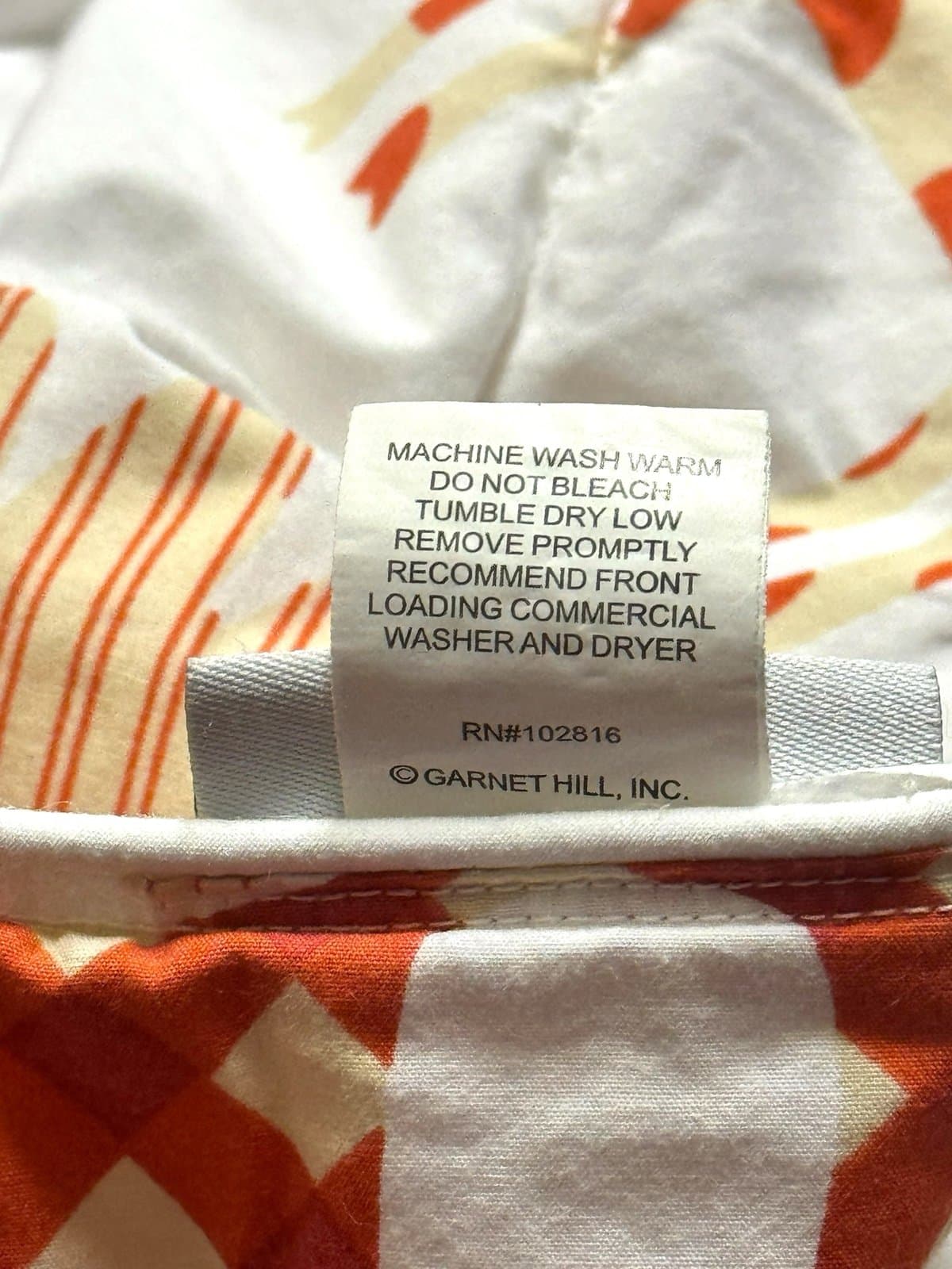 GARNET HILL Vintage Merry Chris-moose White/Red Quilted Throw Blanket 52x70” - Thumbnail 4