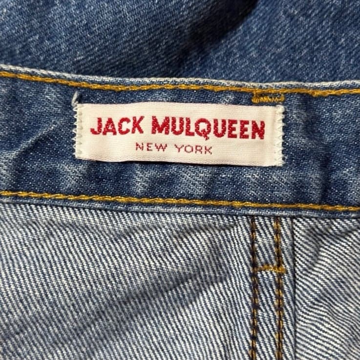 JACK MULQUEEN Late 80’s Medium Wash High Rise Barrel Tapered Jeans Sz 14 / 32 - Thumbnail 4