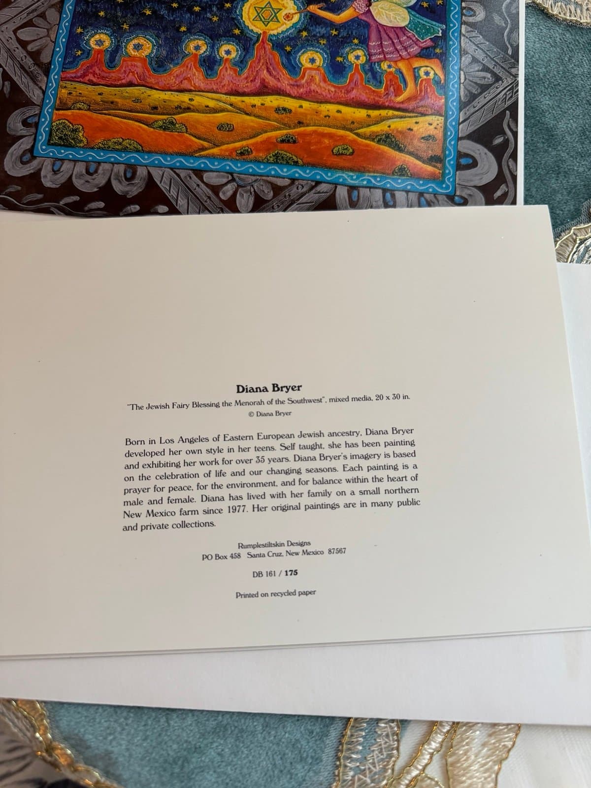 36 Pc Vintage Hanukkah Holiday Card & Label Ephemera Bundle Deadstock - Thumbnail 5