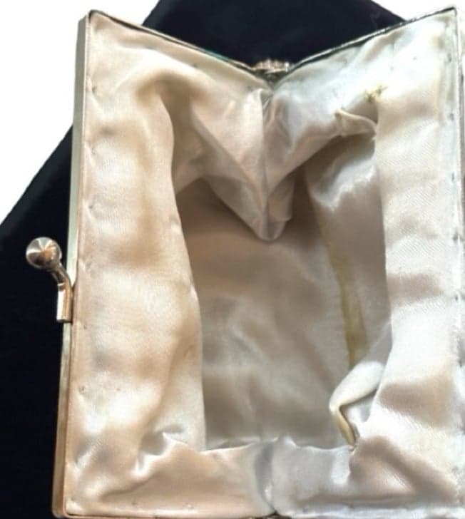 1940-1980 Vintage Branded Costume Jewelry Lot w/Silver Seed Bead Evening Bag - Thumbnail 9