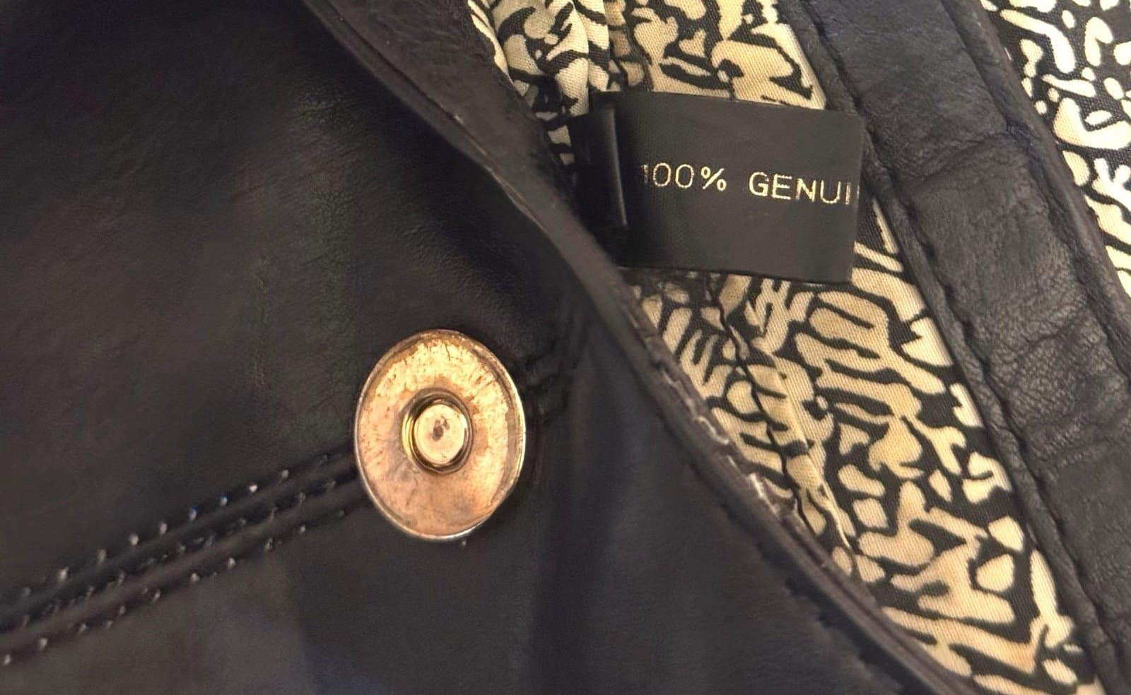 Rebecca Minkoff Black Leather Mini Saddle Studded Crossbody Bag w/Chain Strap - Thumbnail 7