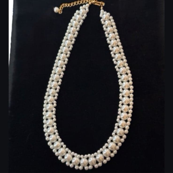 1940-1980 Vintage Branded Costume Jewelry Lot w/Silver Seed Bead Evening Bag - Thumbnail 5