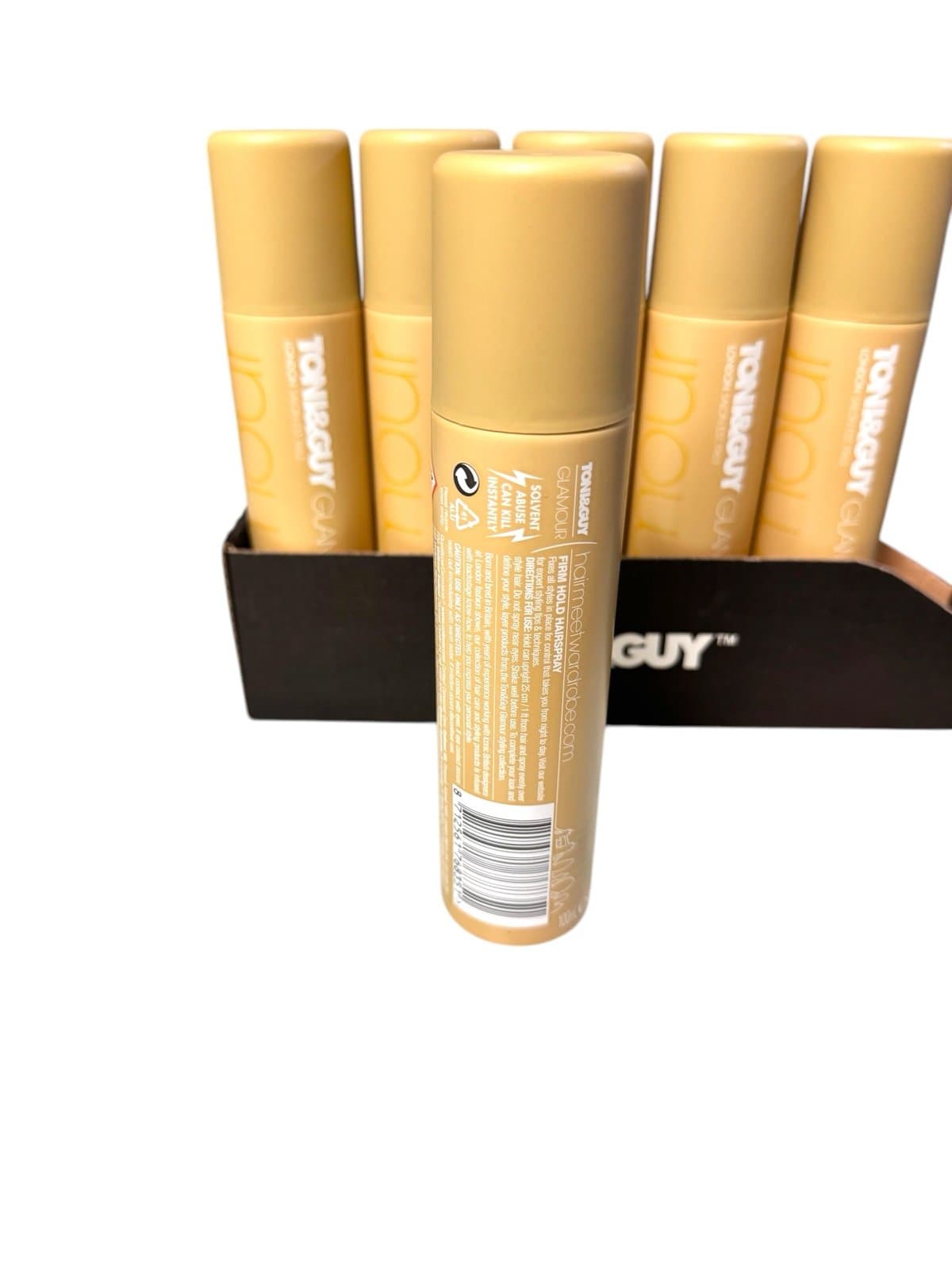 6 Toni & Guy Glamour Collection Firm Hold Hairspray 2.53oz Travel Size NEW - Thumbnail 3