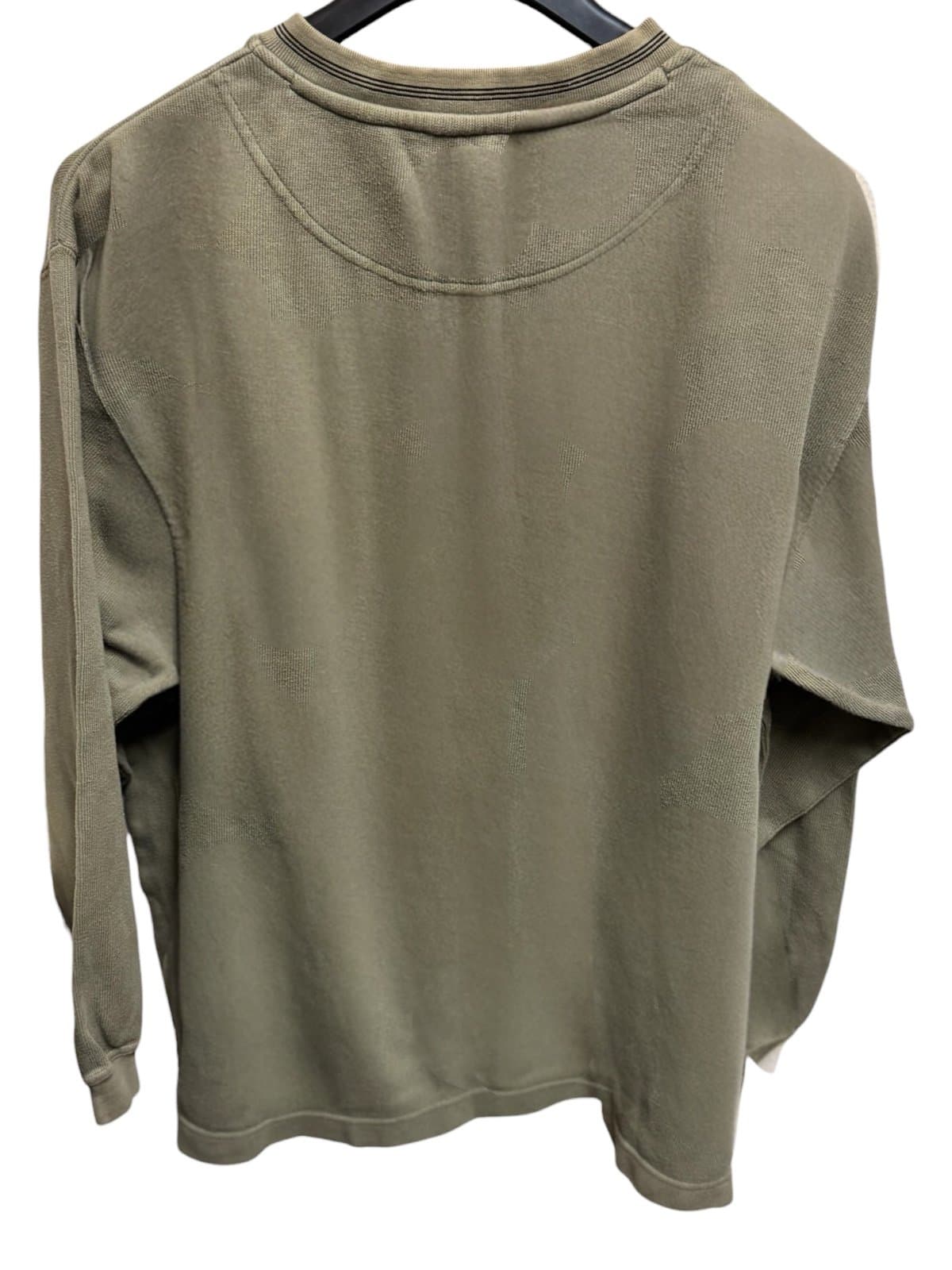 COLUMBIA ‘00 Vintage Sage Ribbed V-Neck Pullover Lightweight Sweater Sz XL - Thumbnail 4