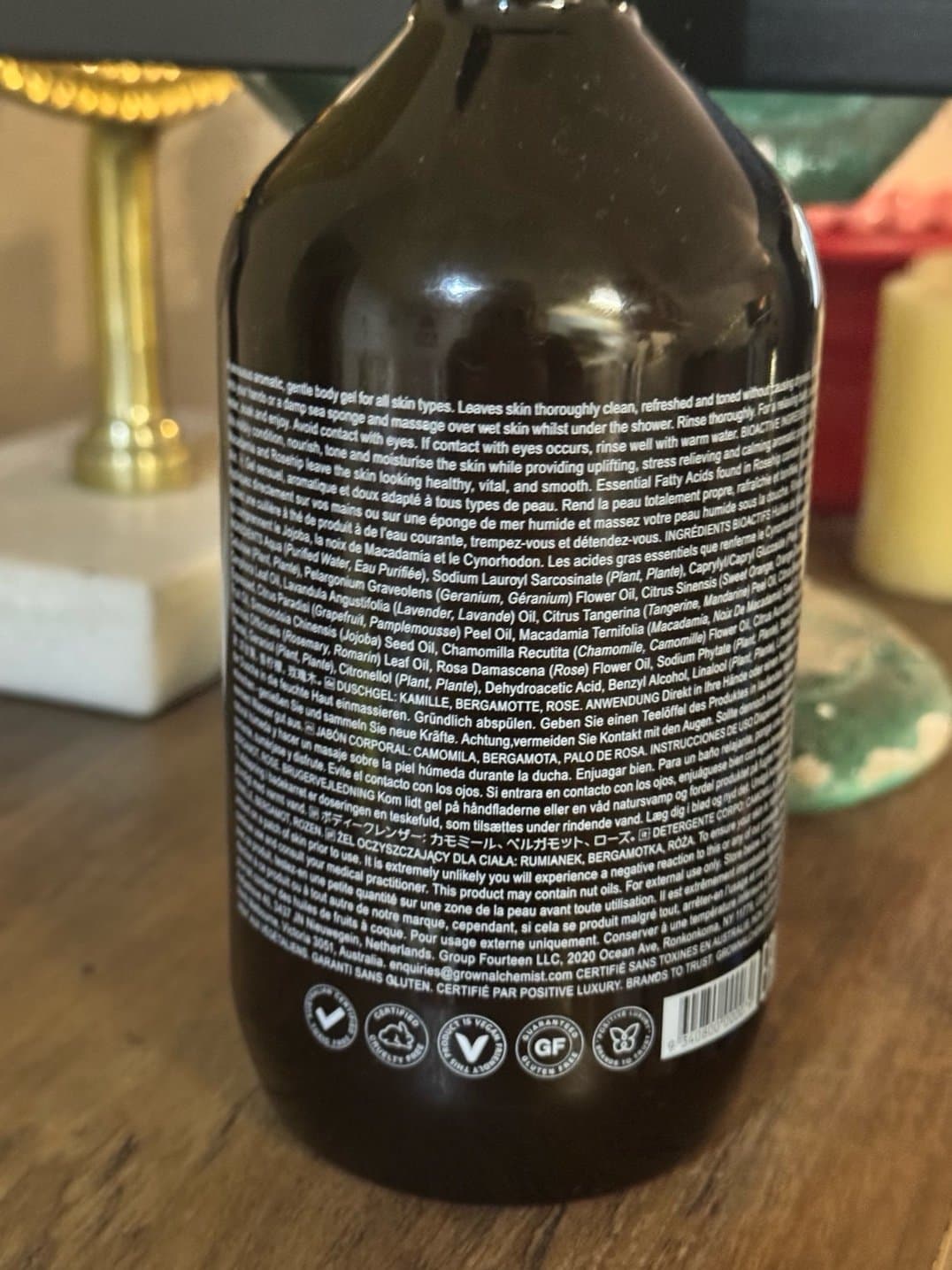 Grown Alchemist - Body Cleanser: Chamomille, Bergamot, Rose 16.9 Fl Oz NEW $44 - Thumbnail 3