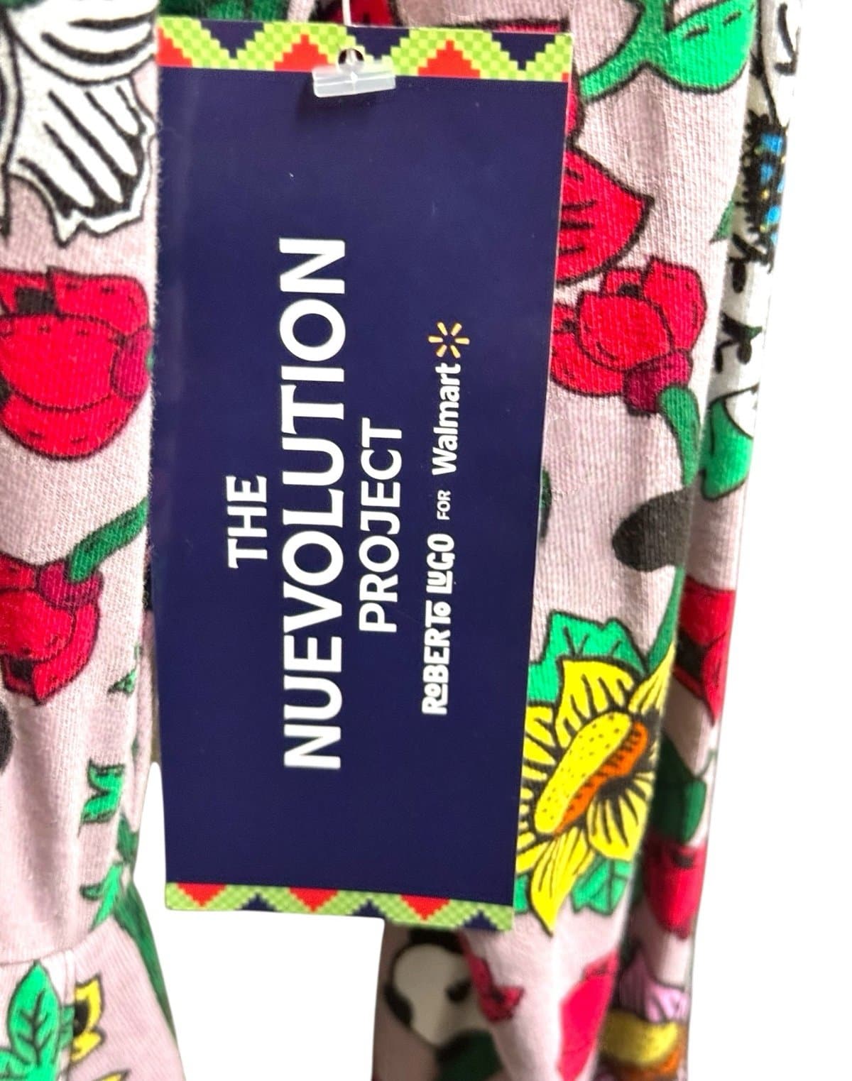 Roberto Lugo x Walmart Gray Morris Study II Panda Print LS Mini Dress Sz XL NWT - Thumbnail 5