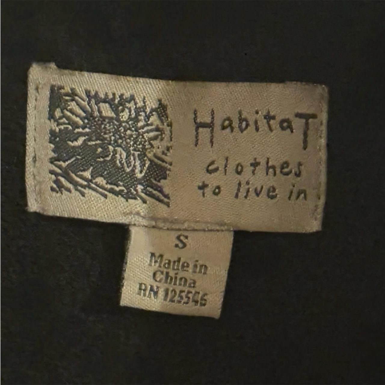 HABITAT Black Jacquard Shawl Collar Oversized Winter Coat Asymmetrical Hem Sz S - Thumbnail 5