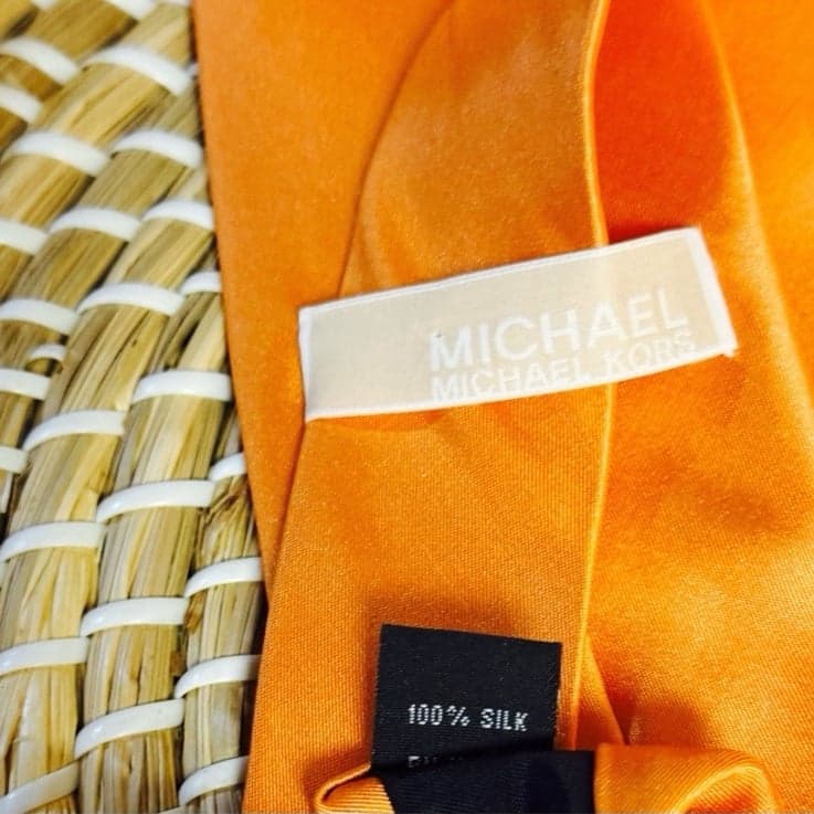 4 90’s / Y2K Designer Silk Men’s Ties - Bill Blass BL DKNY Nautica Michael Kors - Thumbnail 5