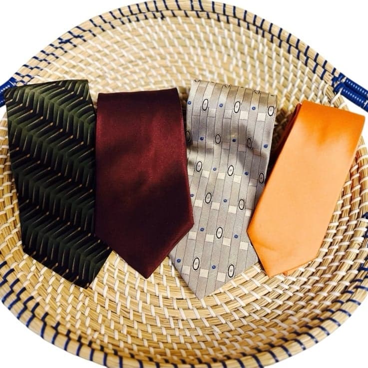 4 90’s / Y2K Designer Silk Men’s Ties - Bill Blass BL DKNY Nautica Michael Kors