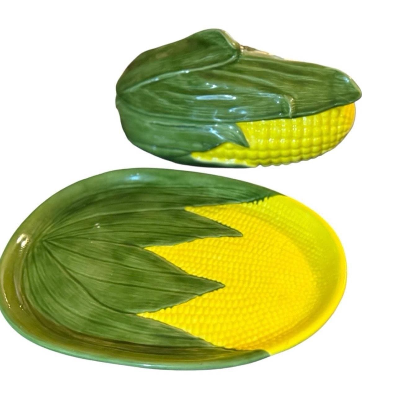 16 Pc Corn King Casserole Serving Platter Butter Warmer S&P Shakers Corn Holders - Thumbnail 2