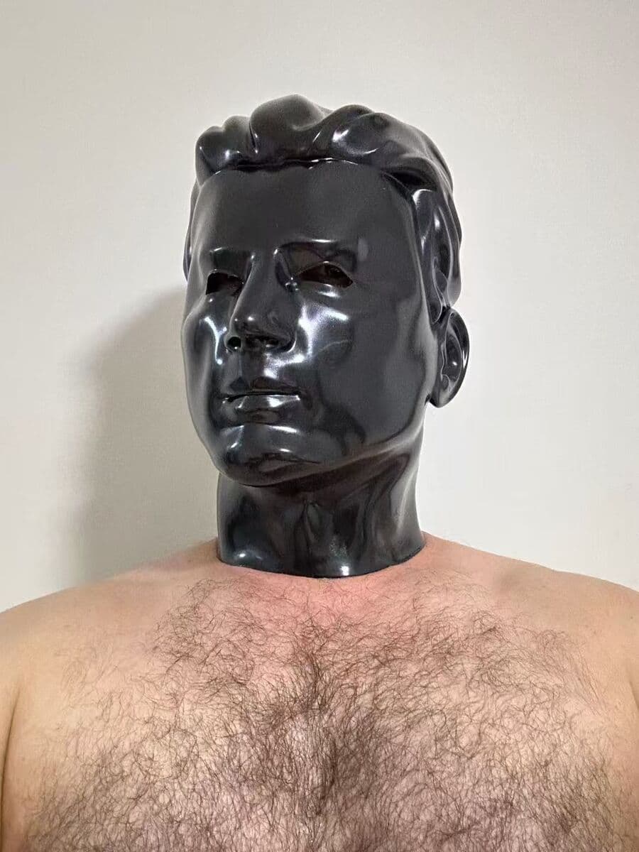 Latex "Gentleman" Mask