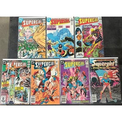 Supergirl 2nd Series #7, 8, 9, 10, 11, 12, 13 (1982 DC) Lot of 7 - Image 1