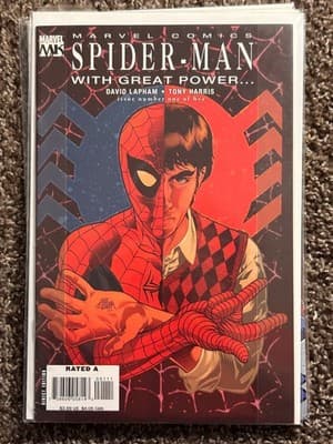 Marvel Spider-Man With Great Power #1 David Lapham Tony Harris Comic Book - Image 1