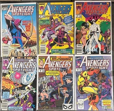 Marvel Avengers Spotlight Comic Lot 6 Issues 21 22 23 27 28 29 Key Issues (2) - Image 1