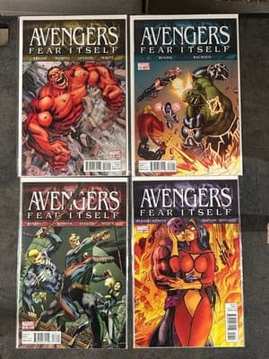 Marvel Avengers Fear Itself Comics 14 15 16 17 Bendis Romita Direct Lot (4) - Image 1