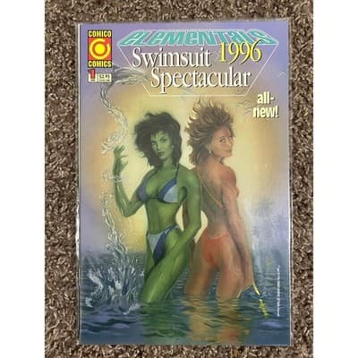 Elementals Comic Lot: Sex Special #1, Lingerie Special #1, Swimsuit 1996 Comico - Thumbnail 4