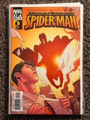 Marvel Knights Spider-Man Comic Book Issue 14 Direct Edition Billy Tan Art - Image 1
