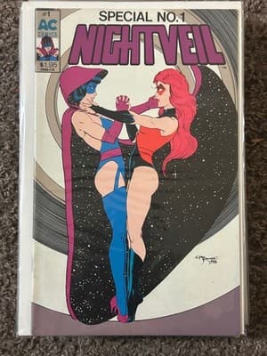 AC Comics Nightveil Special No.1 Comic Bagged Boarded Superhero Heroine VG - Image 1