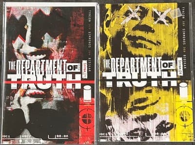 Department Of Truth #1 Lot 2 Variant Covers Tynion Simmonds Image Comics - Image 1