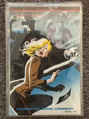 Comico The Maze Agency Comics Lot #1-4 #7-8 6 Issues Mike W Barr Adam Hughes - Thumbnail 7