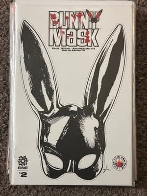 AfterShock Bunny Mask #2 Comic Book Paul Tobin Andrea Mutti Color Your Own - Image 1