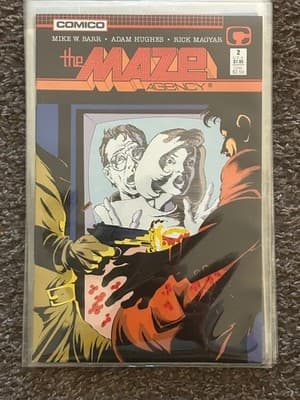 Comico The Maze Agency Comics Lot #1-4 #7-8 6 Issues Mike W Barr Adam Hughes - Thumbnail 4