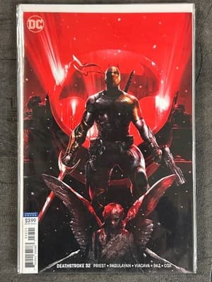 DC Deathstroke Lot 31 32 33 34 38 44 Variant Covers Mattina Federici Arkham - Thumbnail 3