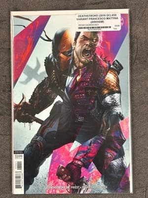 DC Deathstroke Lot 31 32 33 34 38 44 Variant Covers Mattina Federici Arkham - Thumbnail 6
