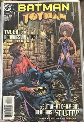 DC Batman Toyman #3 1999 Comic Book Tyler Stiletto Story Hama Williams S Buscema - Image 1