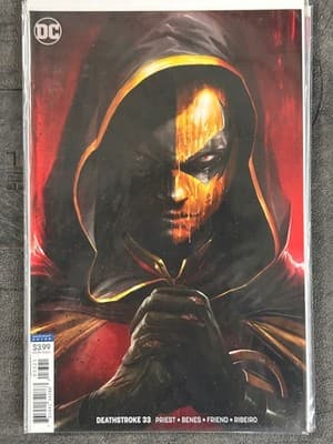 DC Deathstroke Lot 31 32 33 34 38 44 Variant Covers Mattina Federici Arkham - Thumbnail 4