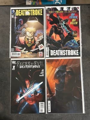 DC Comics Deathstroke Comic Lot 4 Issues #7 #47 Faces of Evil #1 Inc 1 - Image 1