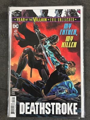 DC Comics Deathstroke Comic Lot 4 Issues #7 #47 Faces of Evil #1 Inc 1 - Thumbnail 3