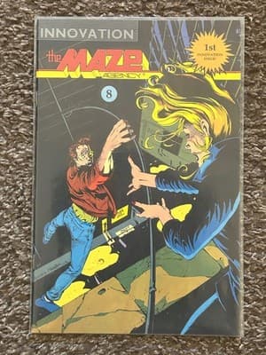 Comico The Maze Agency Comics Lot #1-4 #7-8 6 Issues Mike W Barr Adam Hughes - Thumbnail 12