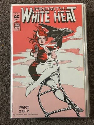Priority White Heat #1 #2 AC Comics 2 Issue Set Redhead Heroine Covers - Thumbnail 3