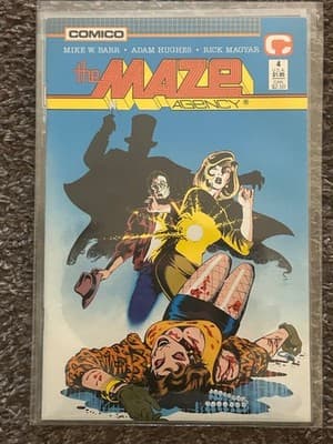 Comico The Maze Agency Comics Lot #1-4 #7-8 6 Issues Mike W Barr Adam Hughes - Thumbnail 8