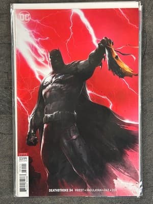 DC Deathstroke Lot 31 32 33 34 38 44 Variant Covers Mattina Federici Arkham - Thumbnail 5